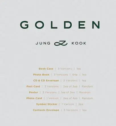 Golden (1st Solo Album) - K-EA